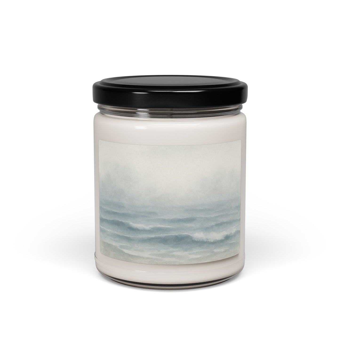 Tranquil Abstract Seascape Soy Candle