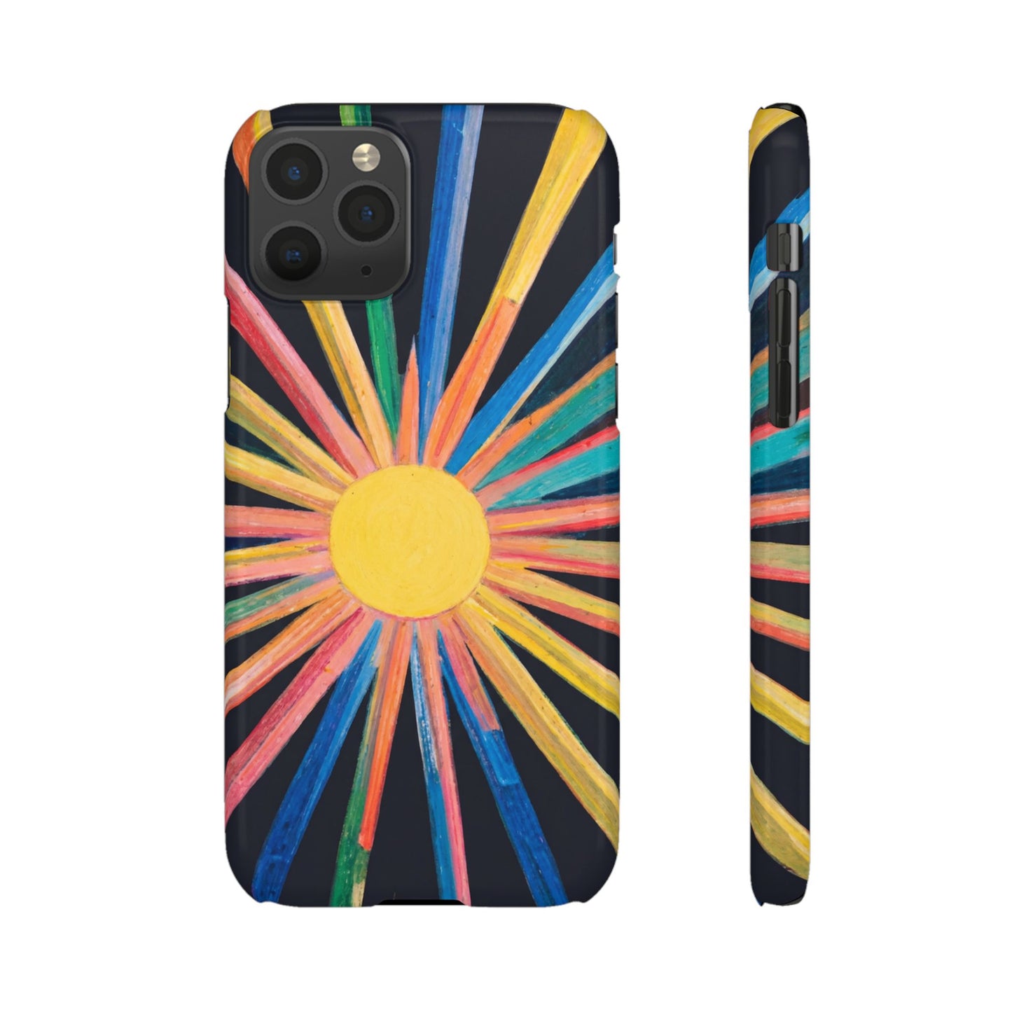 Midnight Sunburst Snap Phone Case