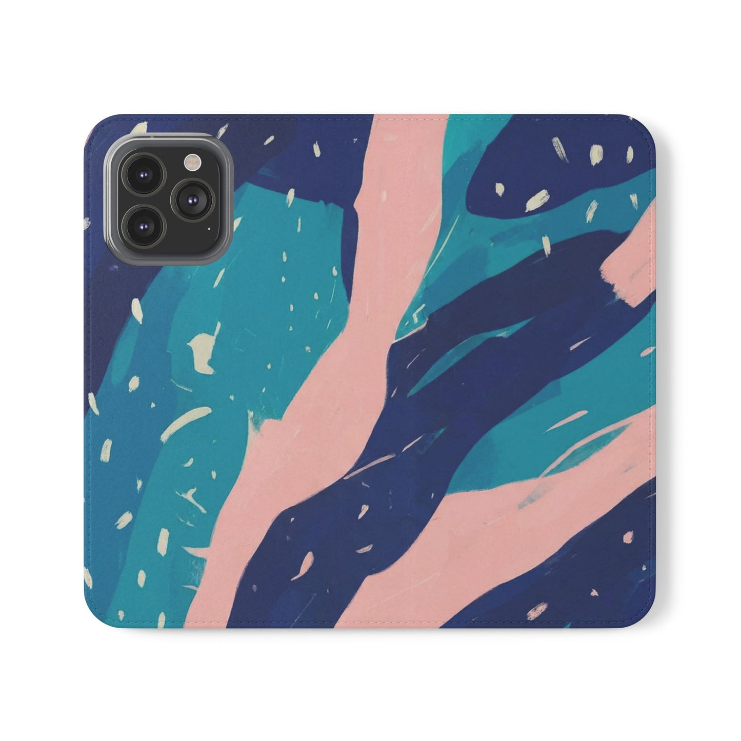 Blush Current Vegan Leather Flip Case