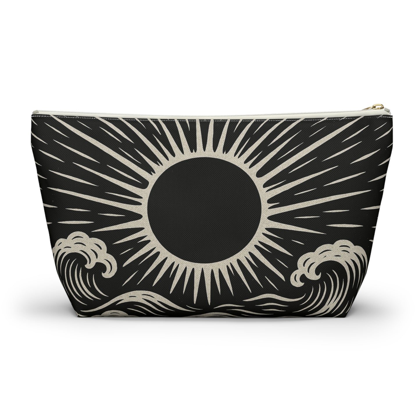 Sun And Waves Accessory Pouch with T-bottom