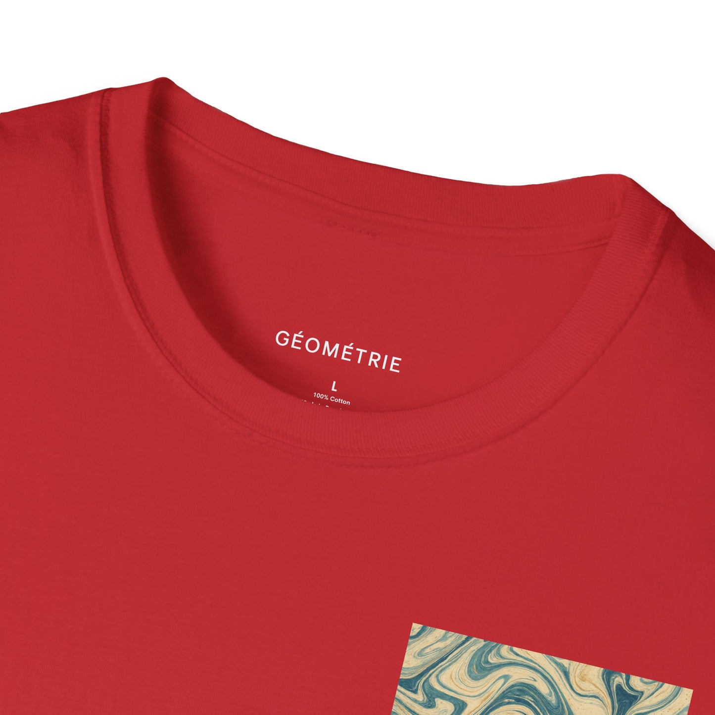 Geo Pattern Unisex Softstyle T-Shirt | Casual Everyday Tee, Graphic Shirt, Gift for Him/Her, Trendy Wear, Artsy Style (Pattern 06)