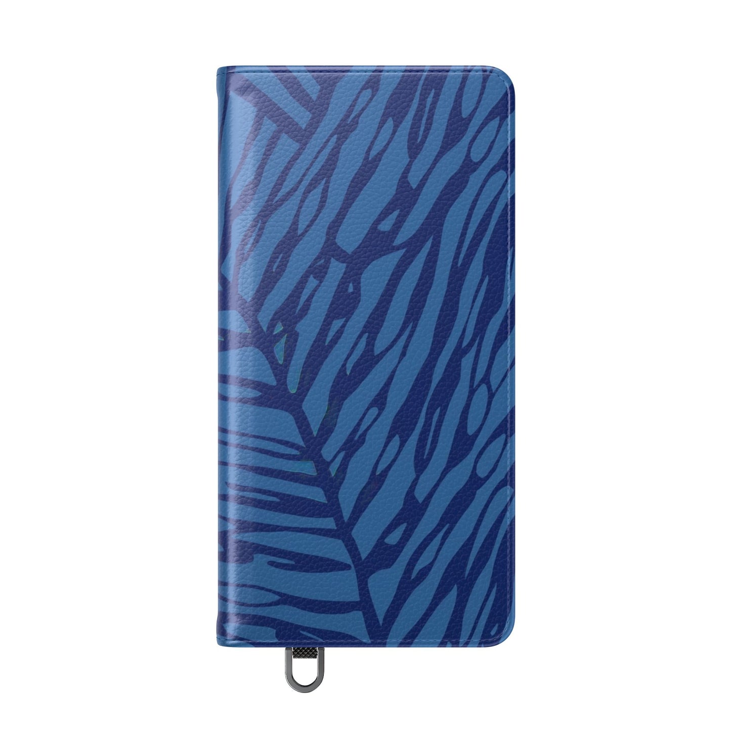 Blue Frond Vegan Leather Flip Case