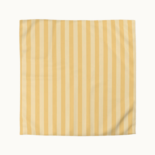 Buttercup Stripe Microfiber Duvet Cover