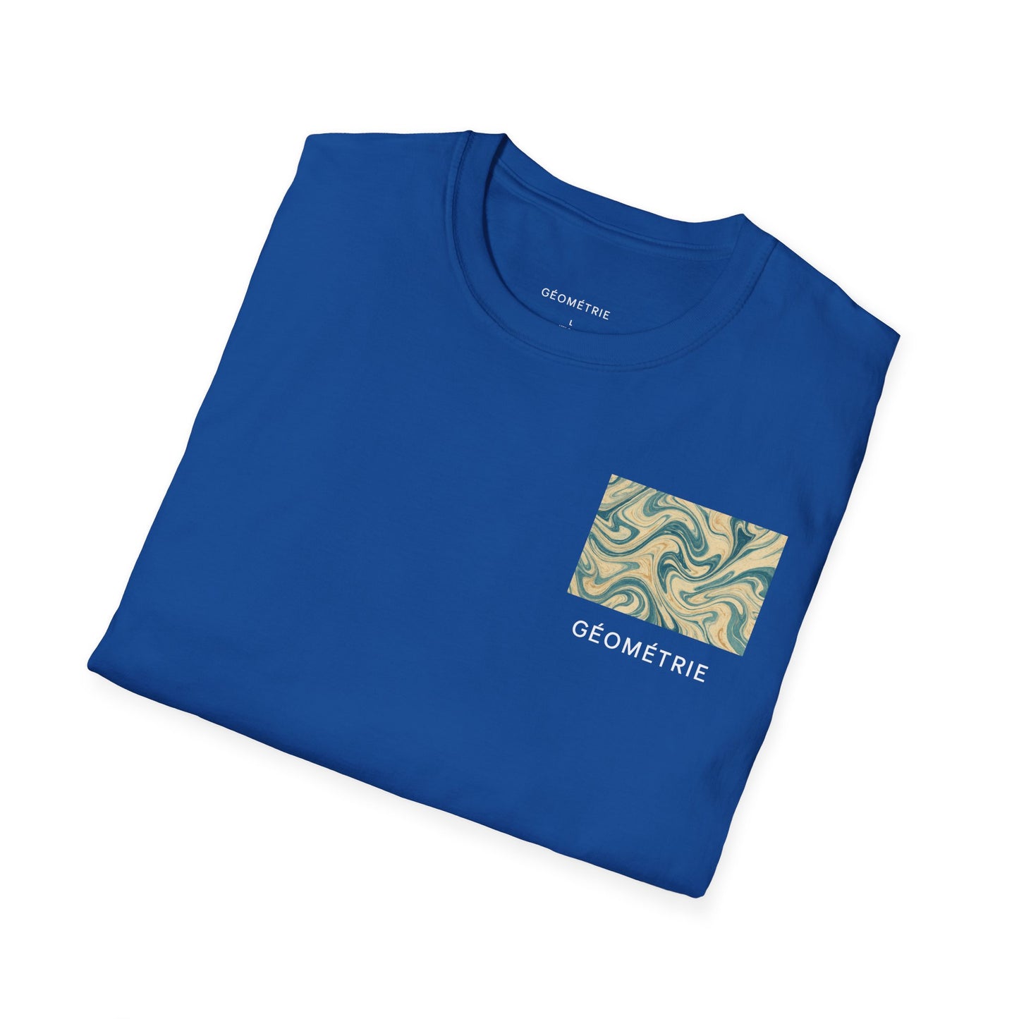 Geo Pattern Unisex Softstyle T-Shirt | Casual Everyday Tee, Graphic Shirt, Gift for Him/Her, Trendy Wear, Artsy Style (Pattern 06)