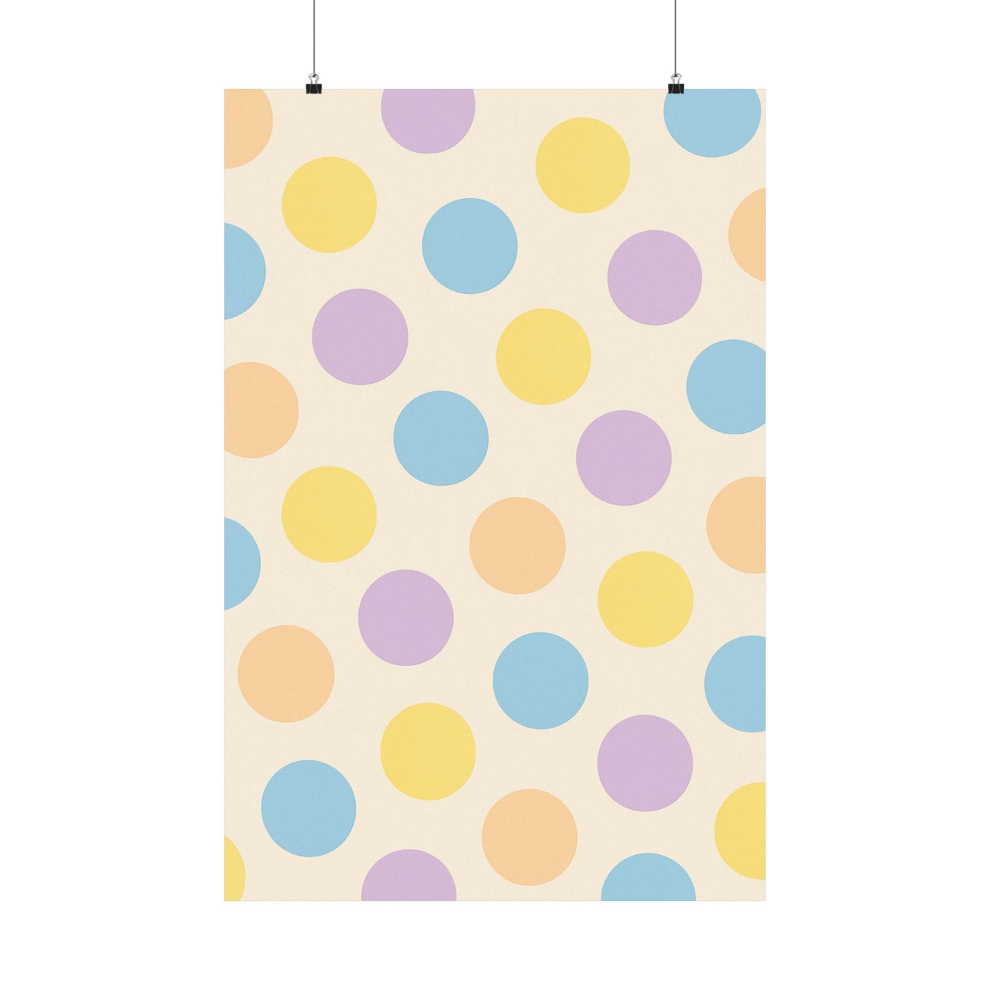 Polka Dot Sorbet Art Poster