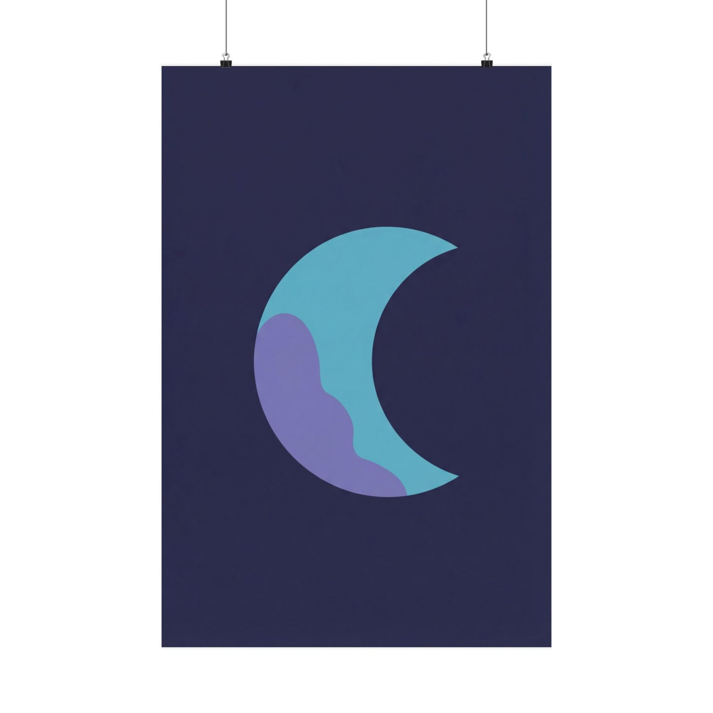 Tidal Moon Art Poster