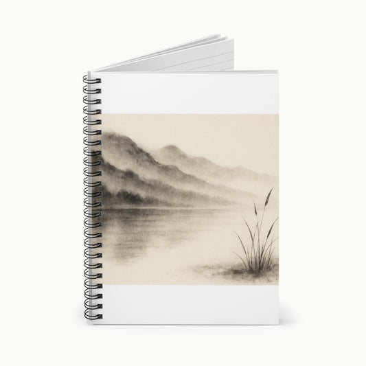 Sumi E Misty Mountains Notebook