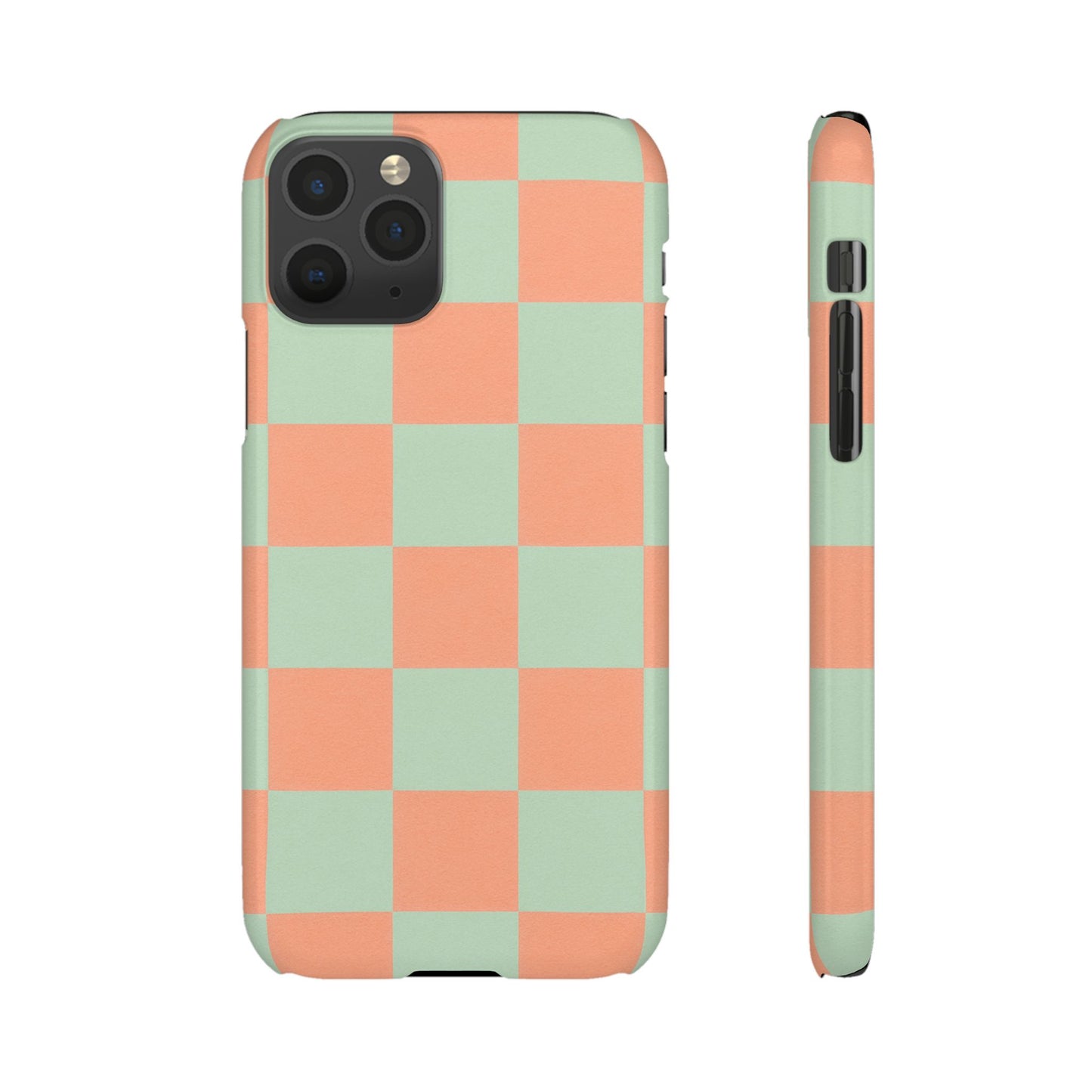 Pastel Checkered Snap Phone Case