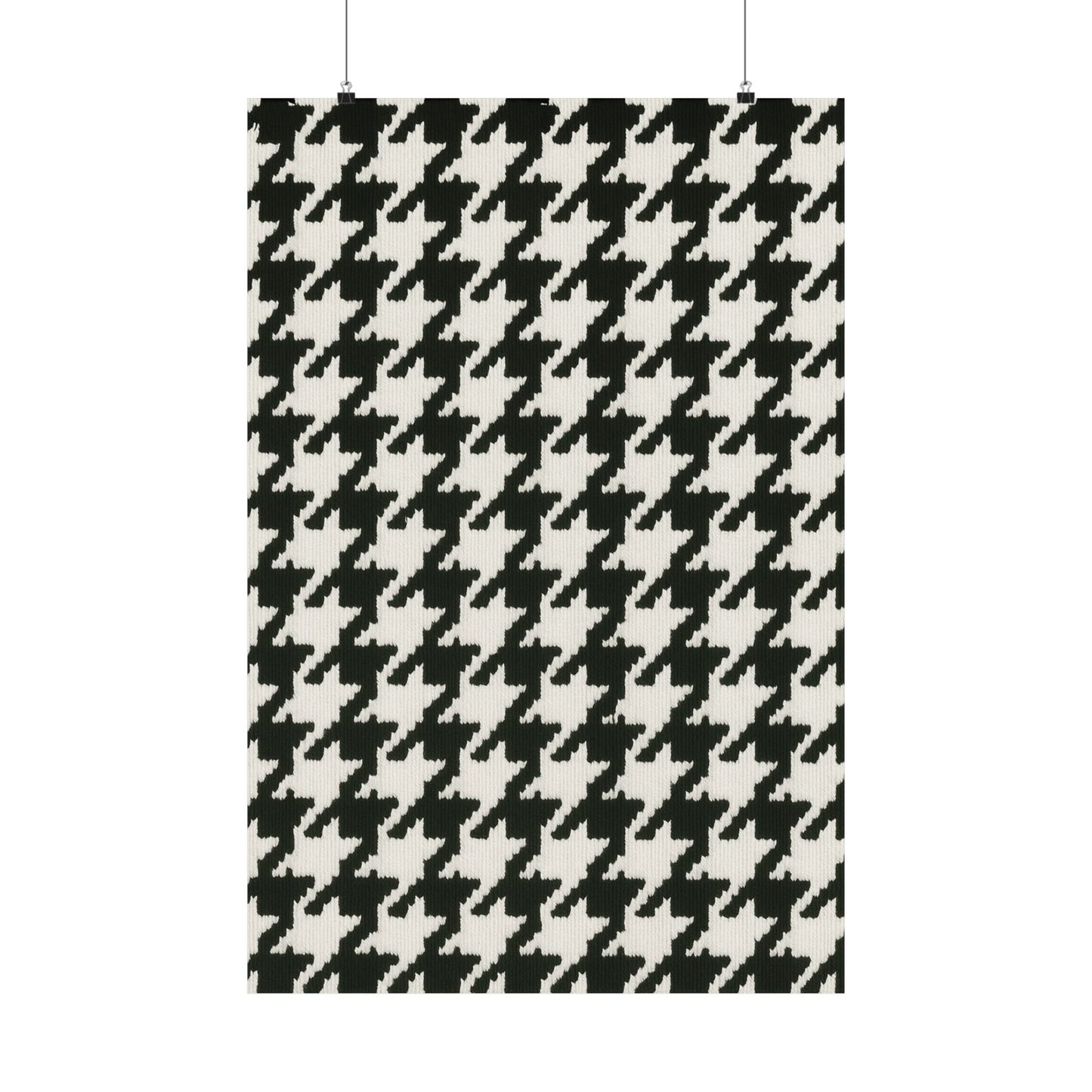 Houndstooth Art Poster