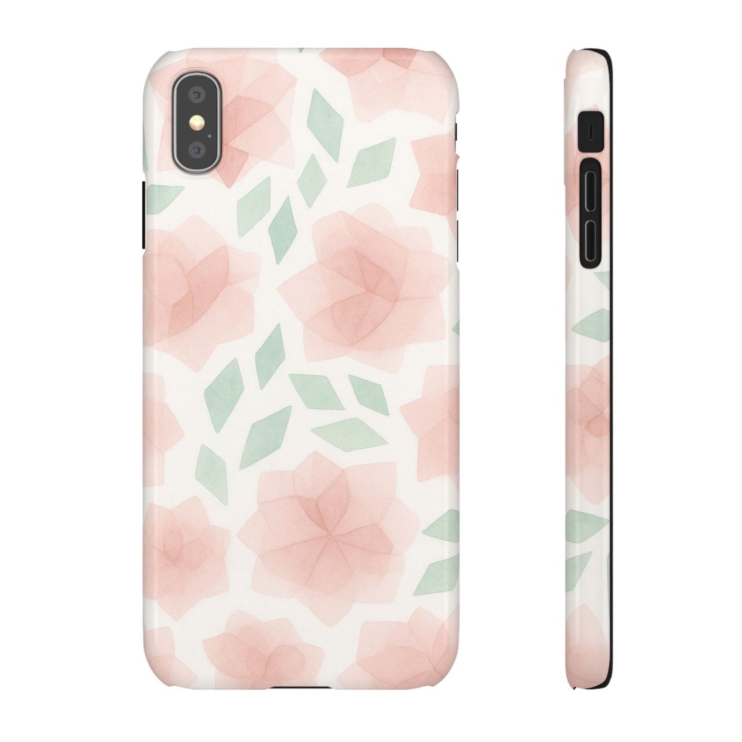 Blush Roses Snap Phone Case