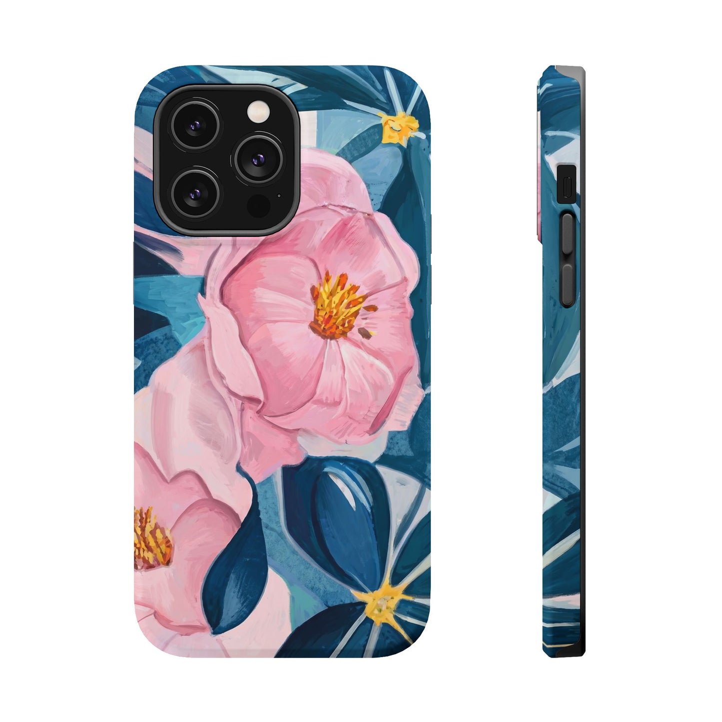 Moonlit Peonies Magnetic Phone Case