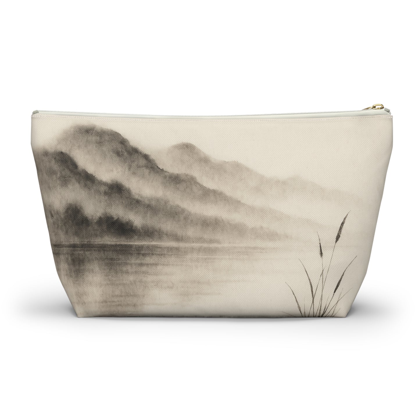 Sumi E Misty Mountains Accessory Pouch with T-bottom