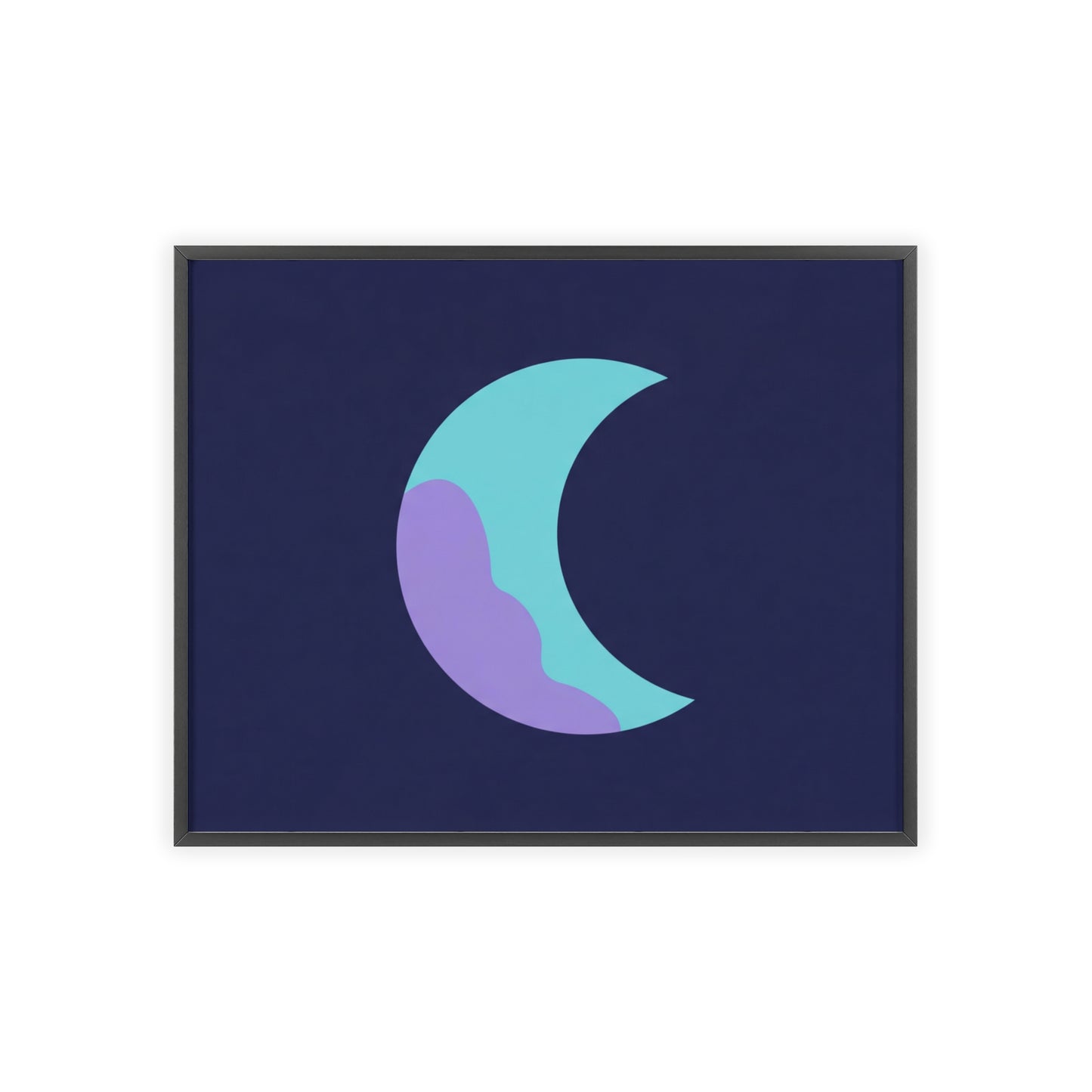 Tidal Moon Wood Framed Posters