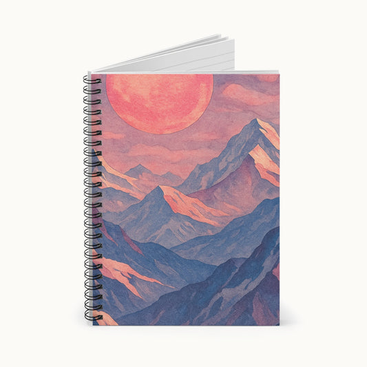 Majestic Pink Moon Notebook