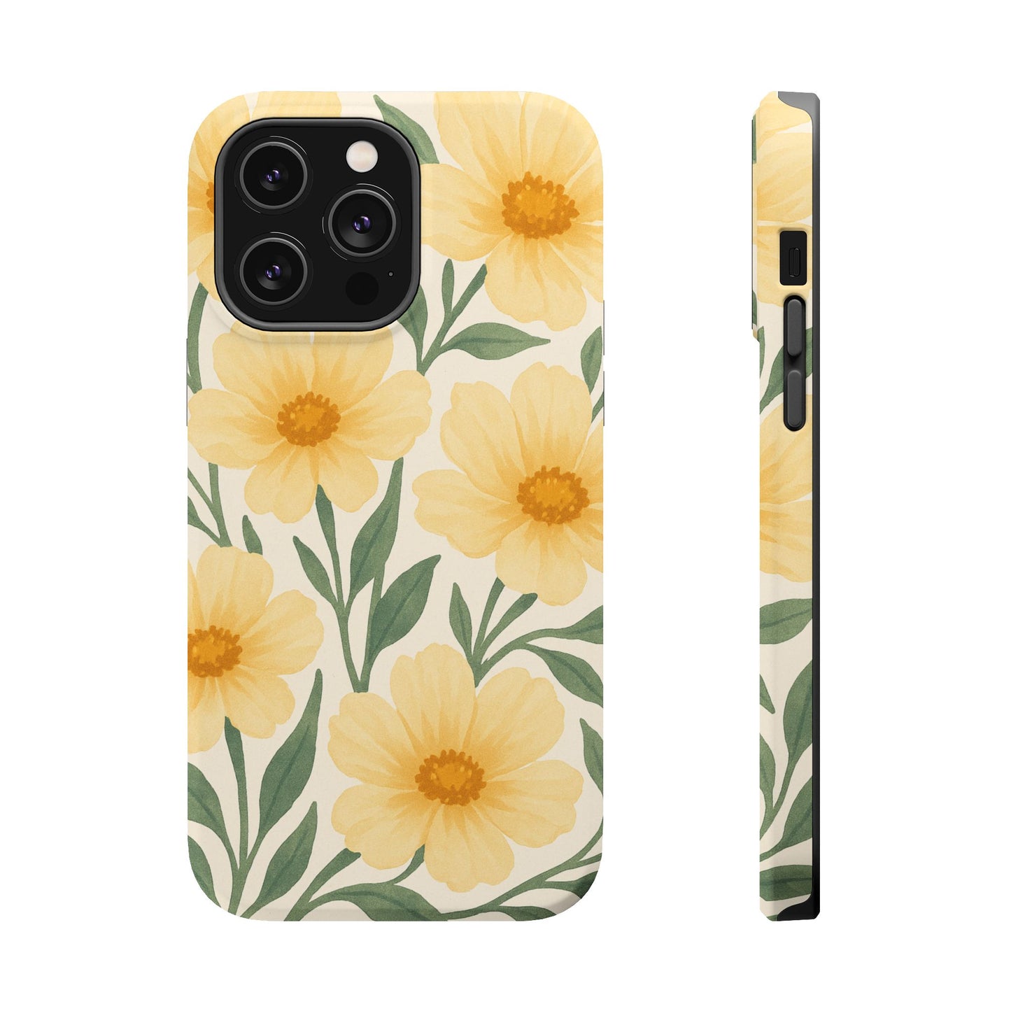 Desert Flower Watercolors Magnetic Phone Case