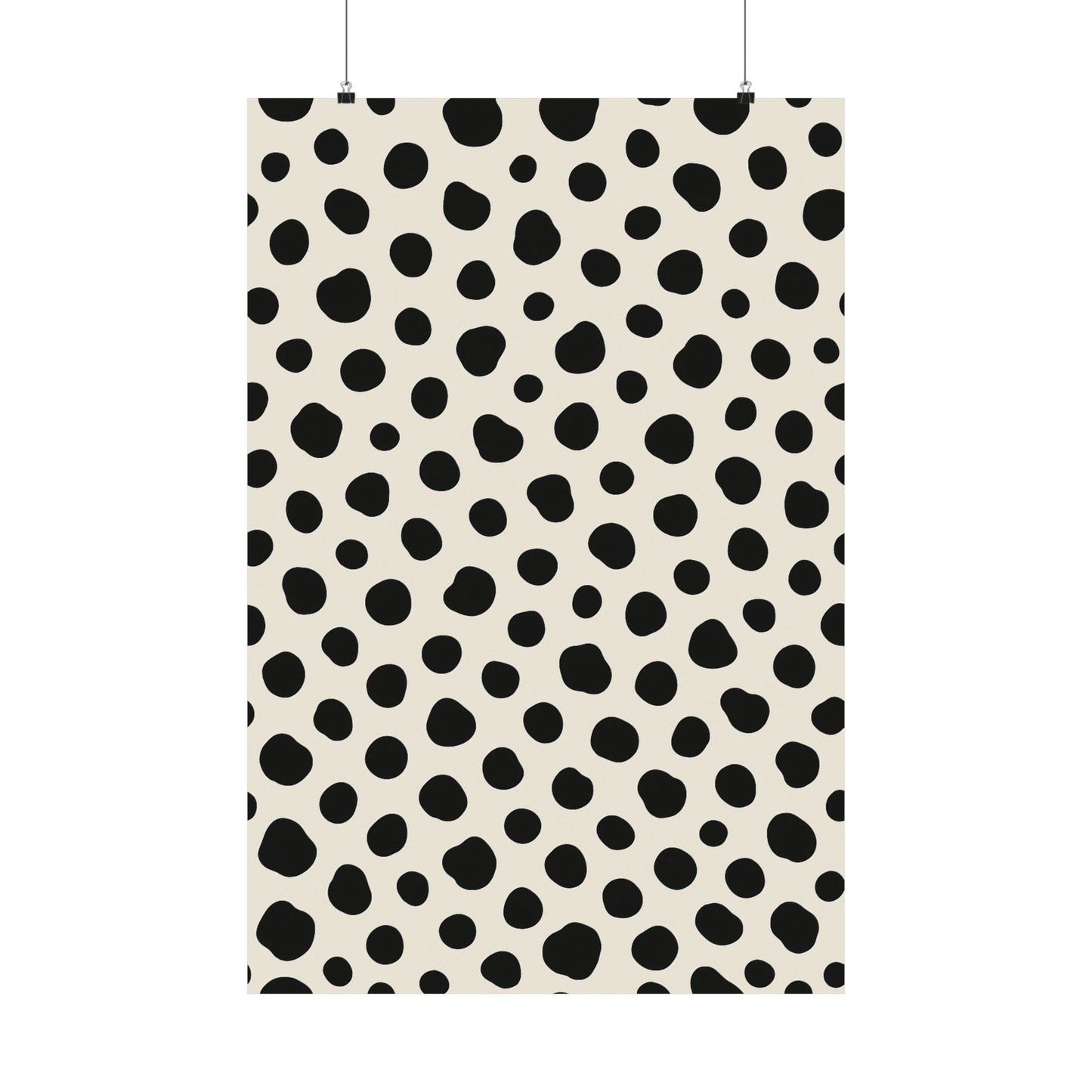 Dalmatian Spots Art Poster