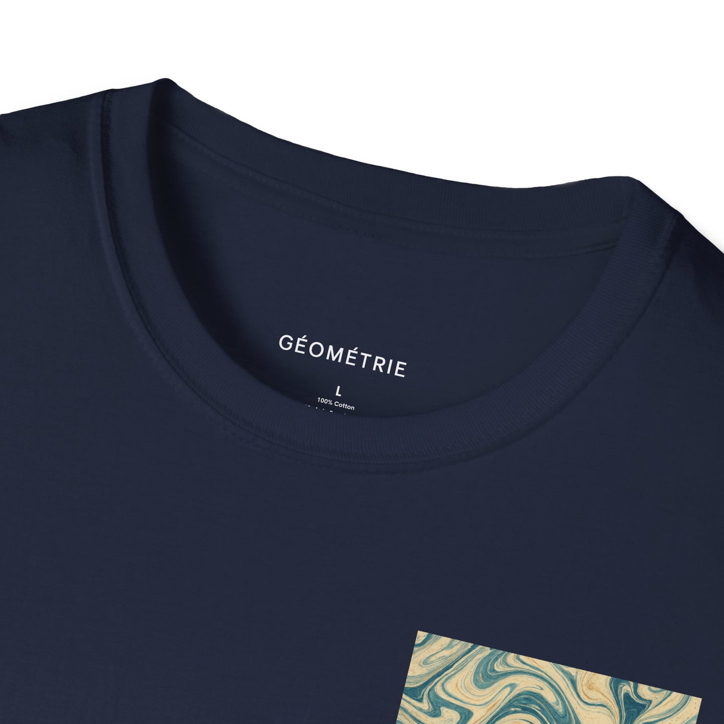 Geo Pattern Unisex Softstyle T-Shirt | Casual Everyday Tee, Graphic Shirt, Gift for Him/Her, Trendy Wear, Artsy Style (Pattern 06)