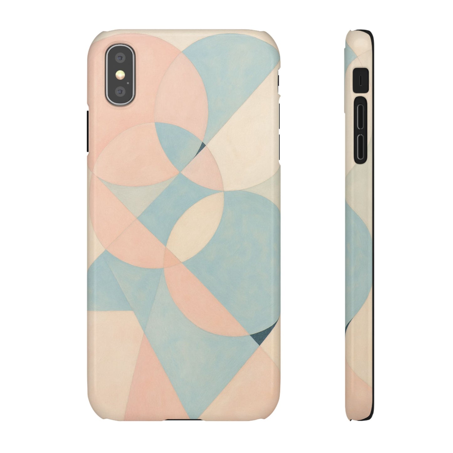 Abstract Pastel Geometry Snap Phone Case