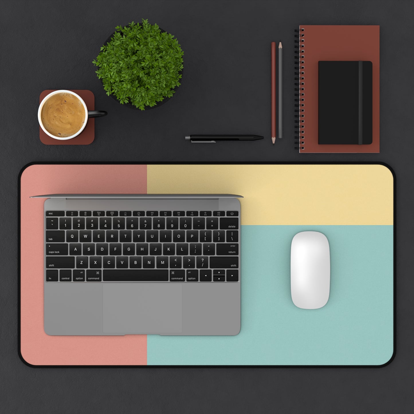 Quiet Blocks Desk Mat