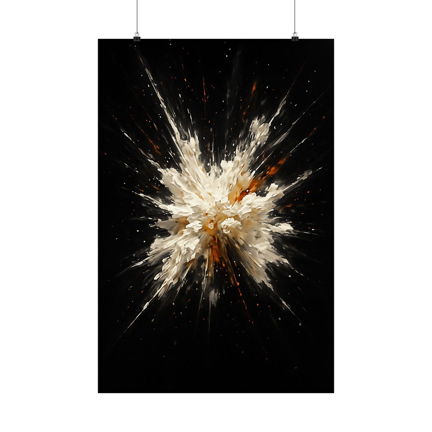 Explosive Burst Art Art Poster
