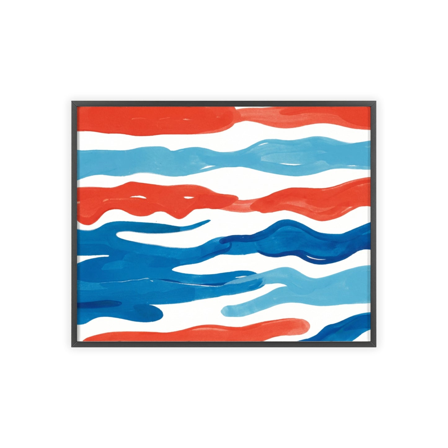Coastline Current Wood Framed Posters