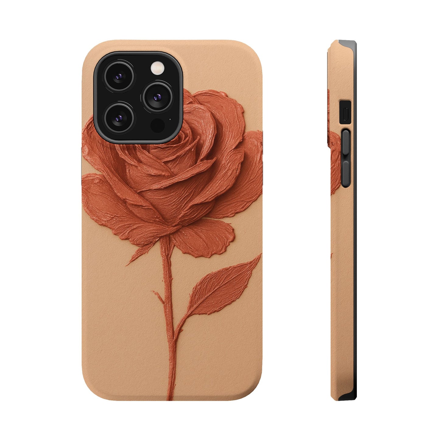 Textured Rose Artistry Magnetic Phone Case
