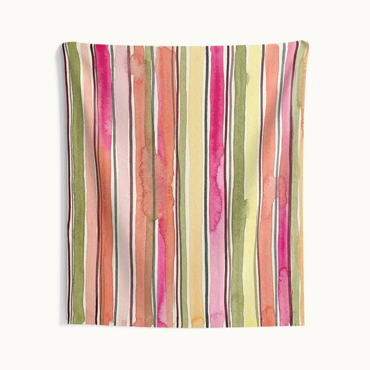 Summer Stripe Wall Tapestry