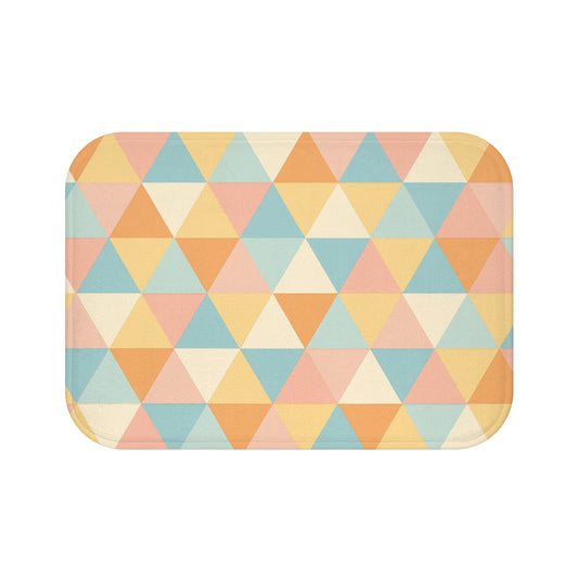 Colorful Triangular Bath Mat