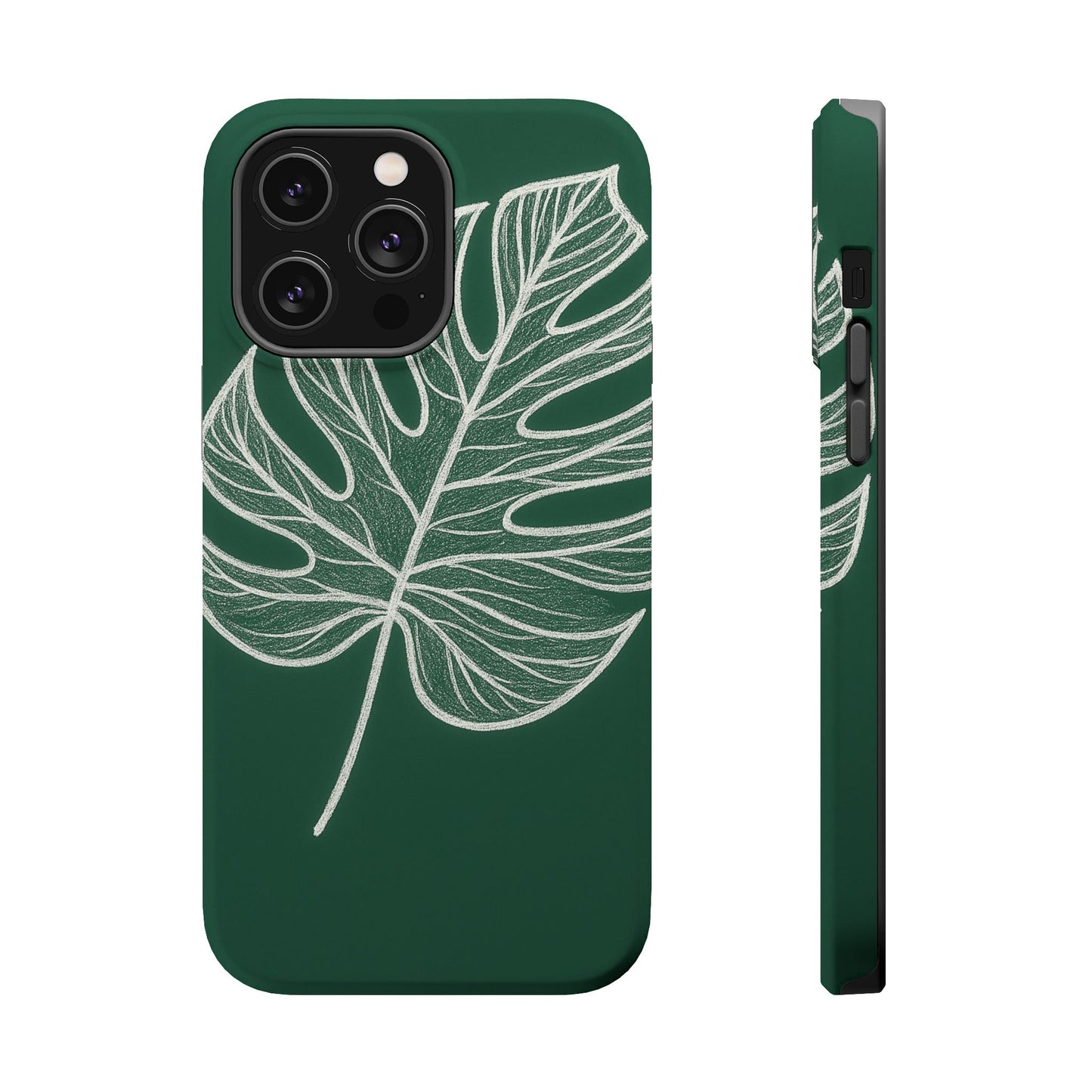 Monstera Line Magnetic Phone Case