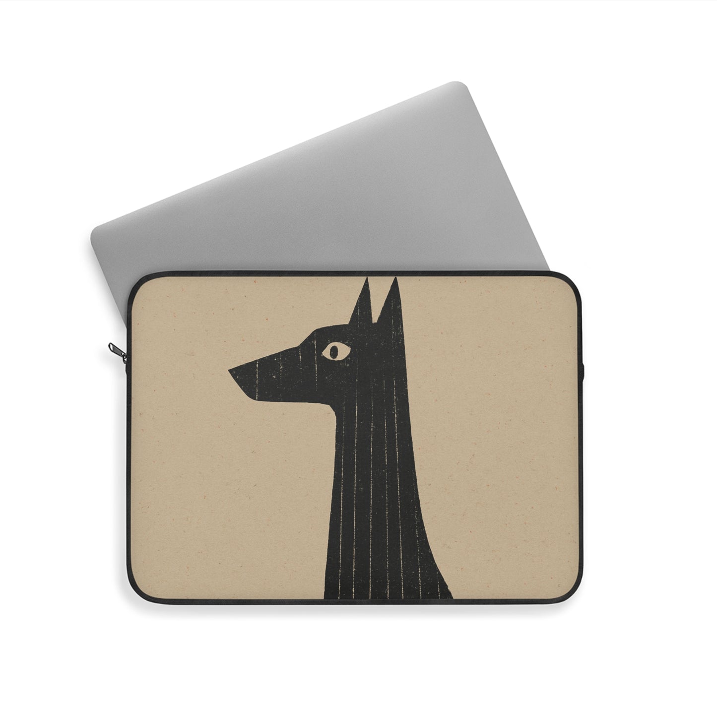 Black Hound Laptop Sleeve