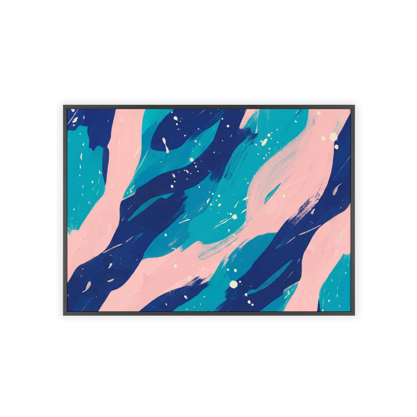 Blush Current Wood Framed Posters
