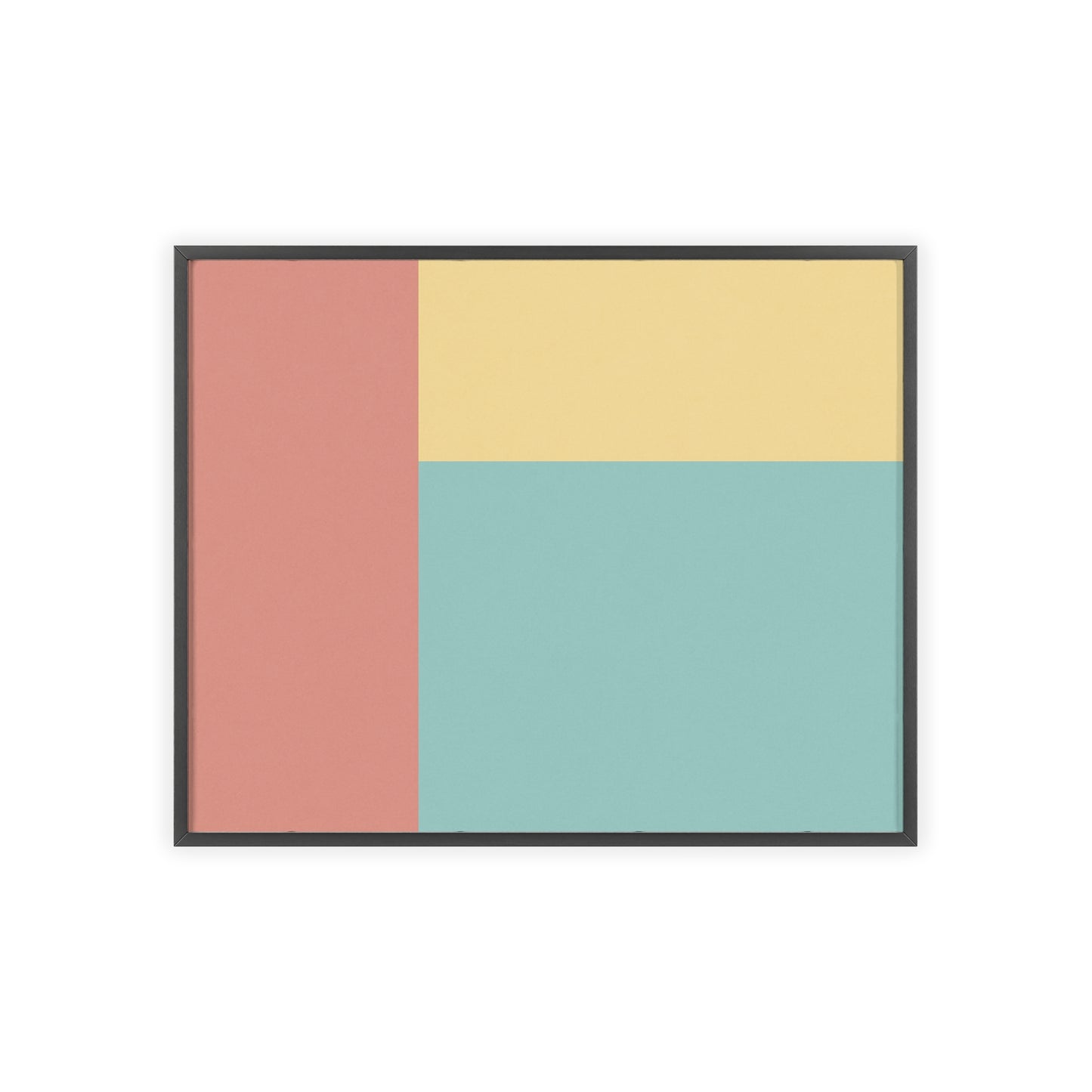 Quiet Blocks Wood Framed Posters