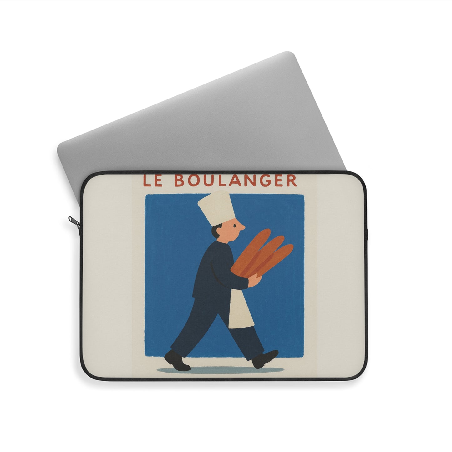 Playful Baker Striding Laptop Sleeve