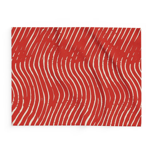 Scarlet Tide Arctic Fleece Blanket