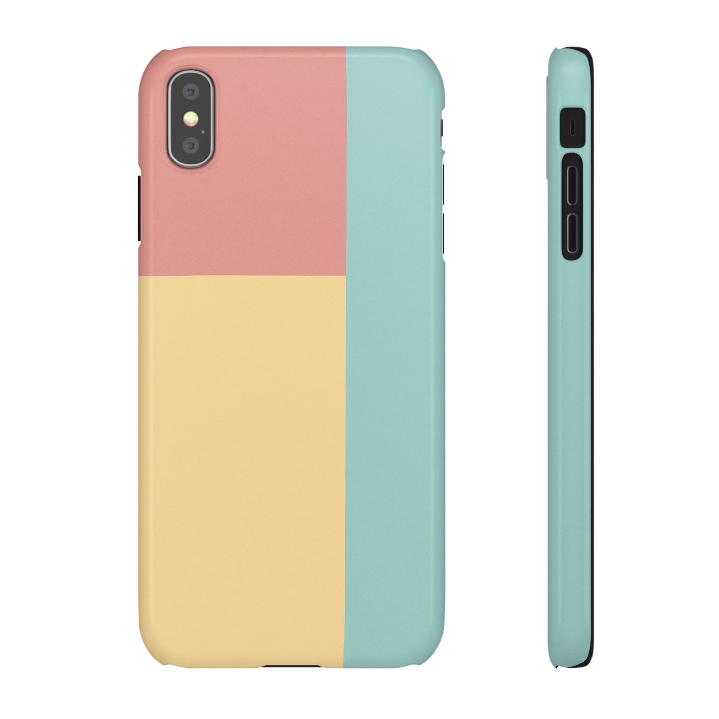 Minimalist Pastel Blocks Snap Phone Case