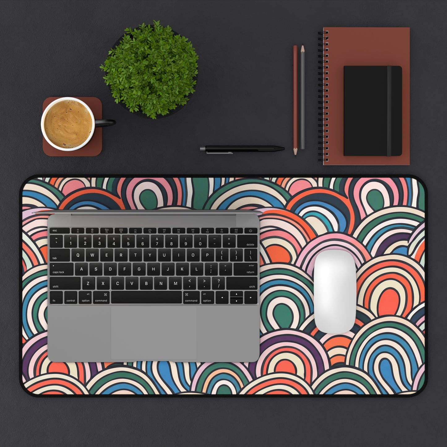 Arcade Arches Desk Mat