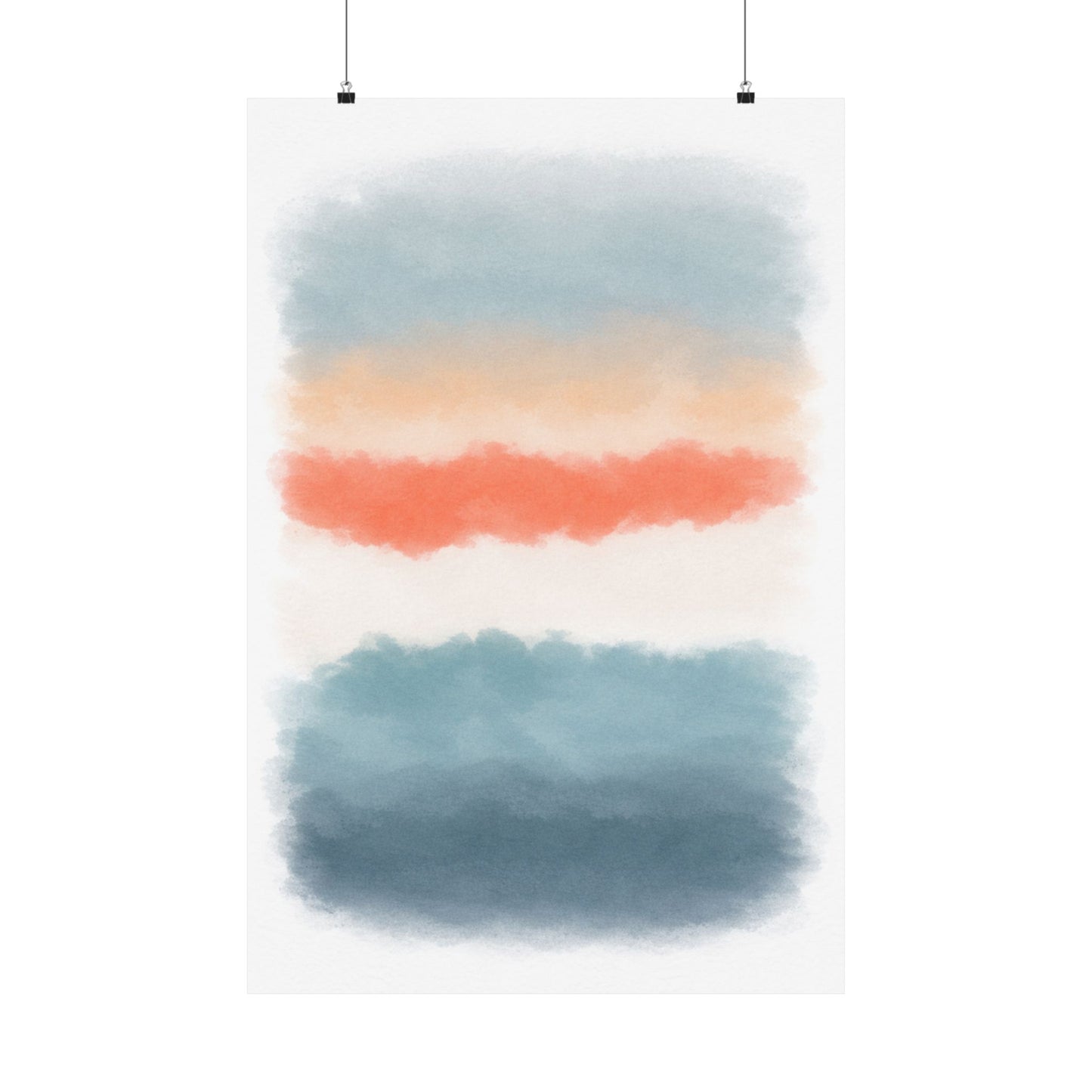 Horizon Wash Art Poster