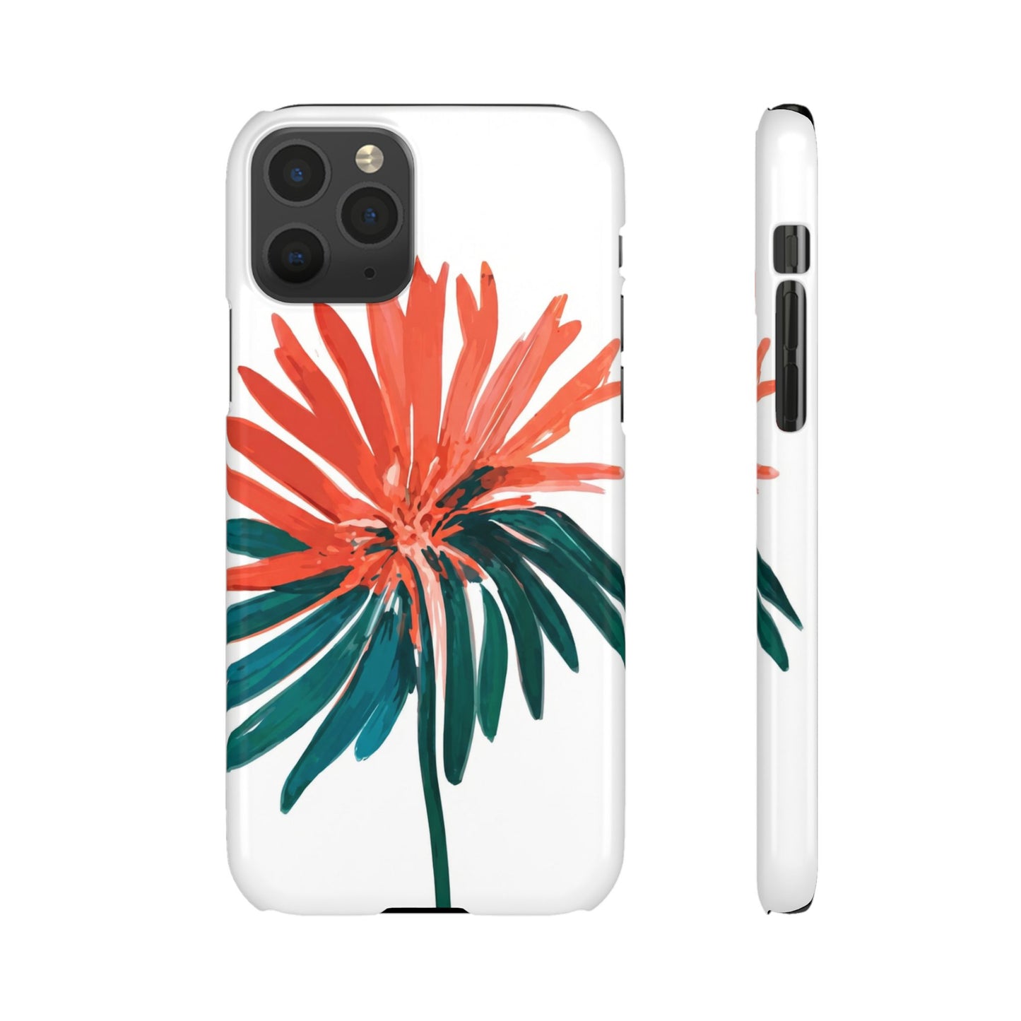 Coral Palm Snap Phone Case