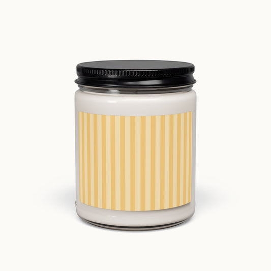 Buttercup Stripe Soy Candle