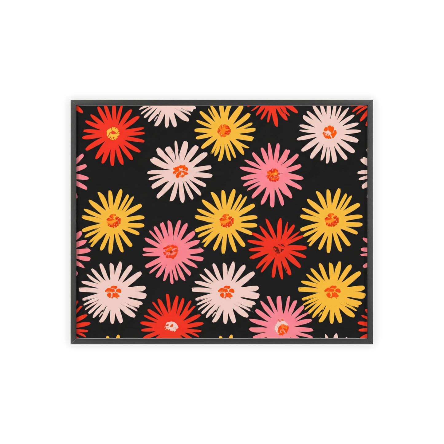 Night Bloom Wood Framed Posters