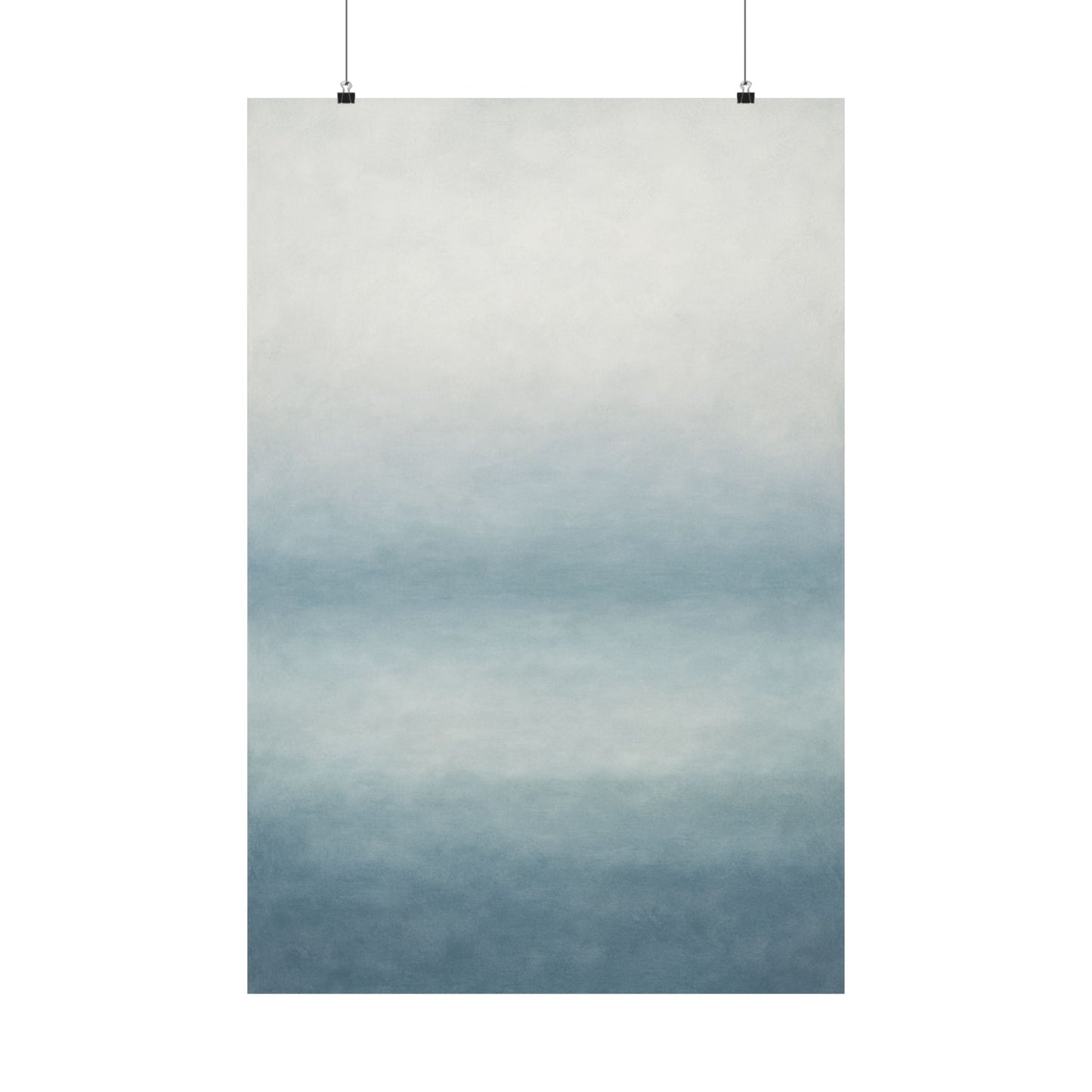 Abstract Ocean Hues Art Poster