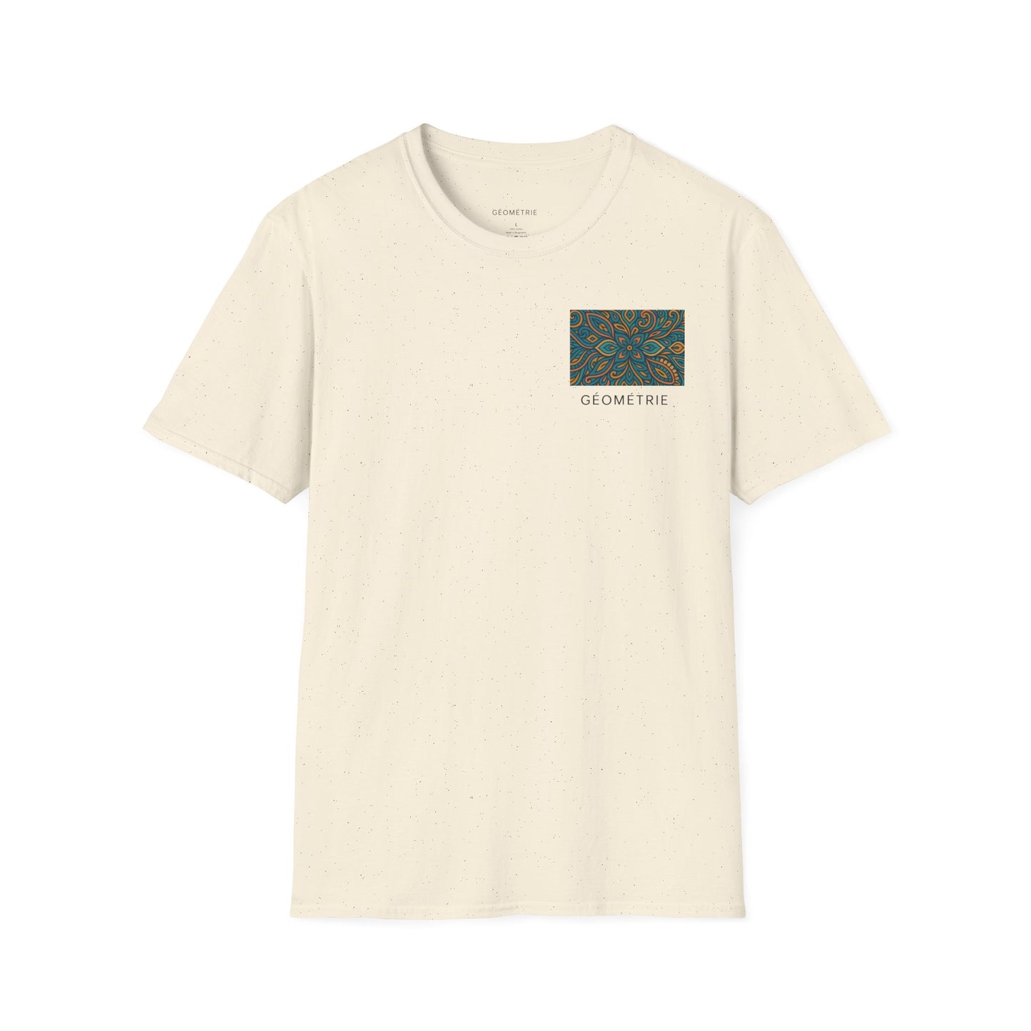 Geo Pattern Unisex Softstyle T-Shirt | Casual Everyday Tee, Graphic Shirt, Gift for Him/Her, Trendy Wear, Artsy Style (Pattern 04)