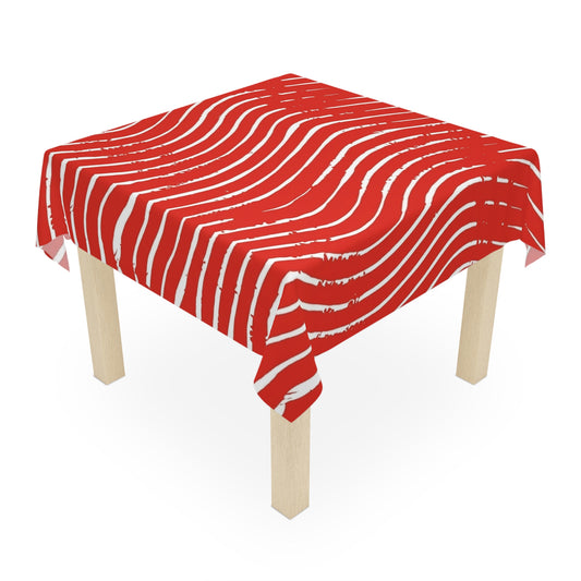 Scarlet Tide Tablecloth