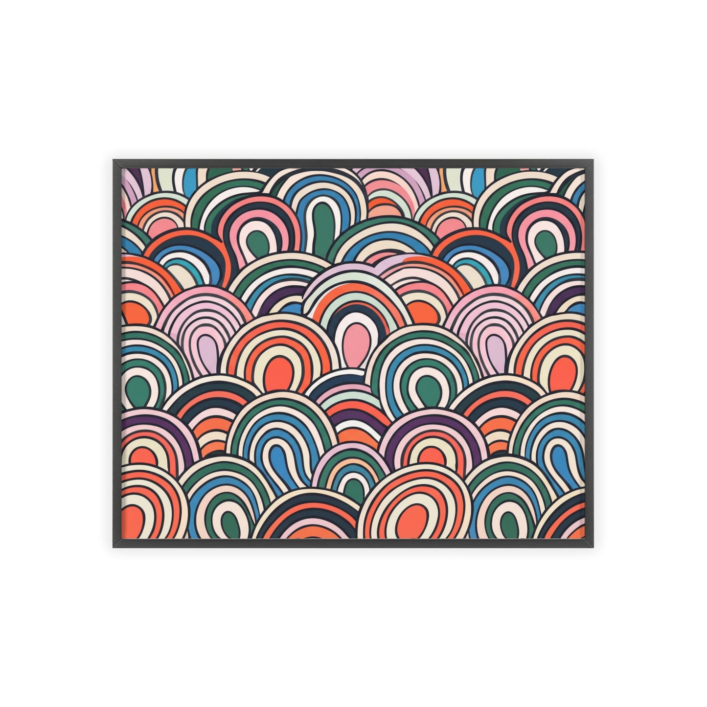 Arcade Arches Wood Framed Posters