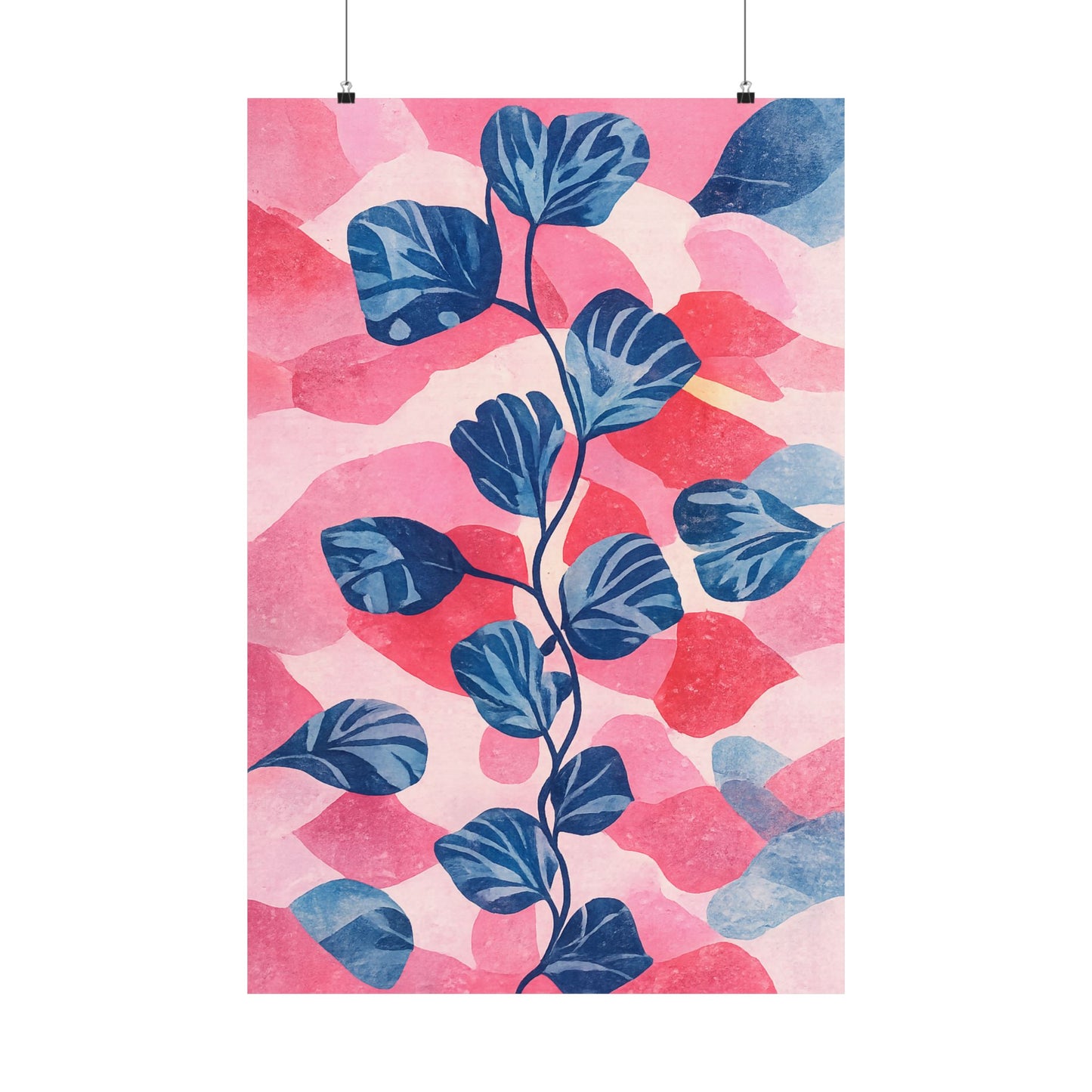 Rose Branch Art Poster