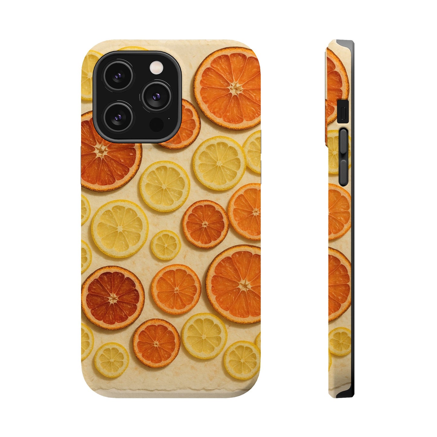 Citrus Botanical Collage Magnetic Phone Case