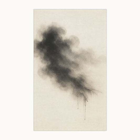 Sumi E Ink Drift Tea Towel