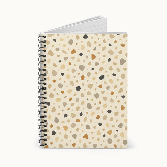Warm Cream Terrazzo Notebook