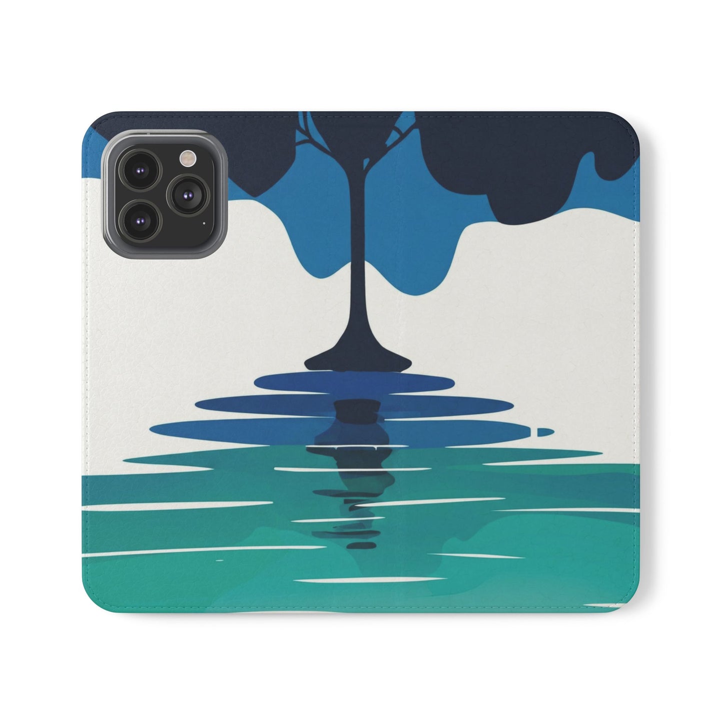 River Tree Vegan Leather Flip Case