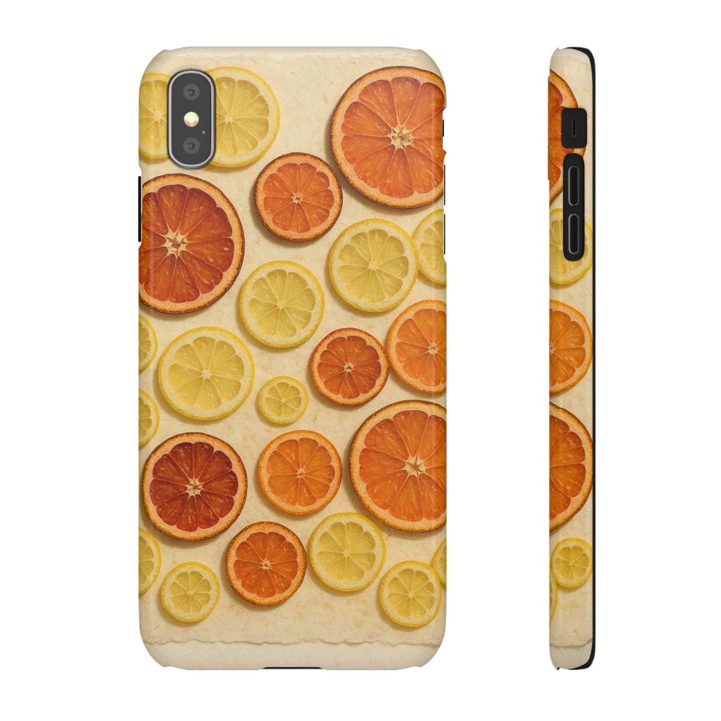 Citrus Botanical Collage Snap Phone Case